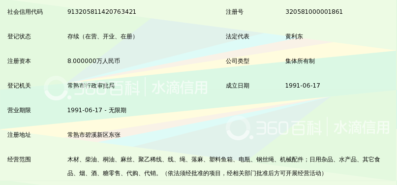 实干为本，质量先行——常熟市海洋渔业公司新闸渔需物资经营部助推渔需日用杂品市场升级